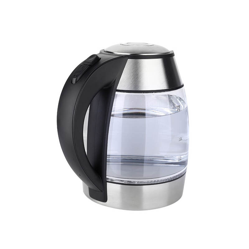 Ấm, Bình Điện Đun Nước Bằng Thủy Tinh 1.8L - 1850W, 1.13Kg - Màu Bạc - LocknLock - EJK418SLV, , large image number null